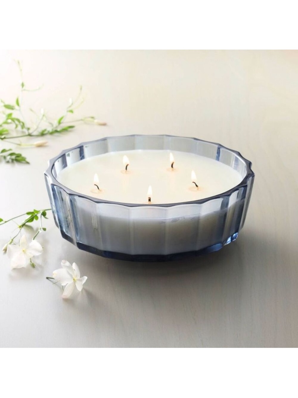 NWT Hearth & Hand With Magnolia 5-Wick Glass Candle